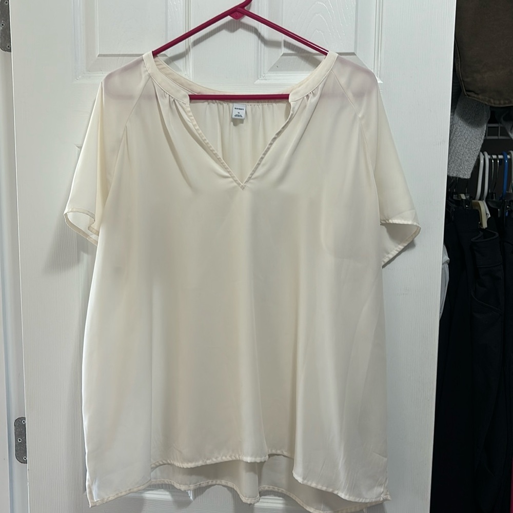 Old Navy size XL sheer blouse